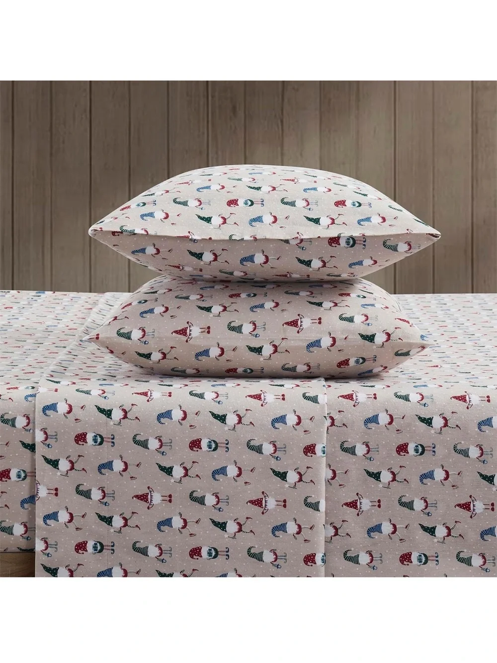 Bearpaw 4-Piece Full Size Bed Sheet Set - Fitted & Flat Sheets & Matching Pillow